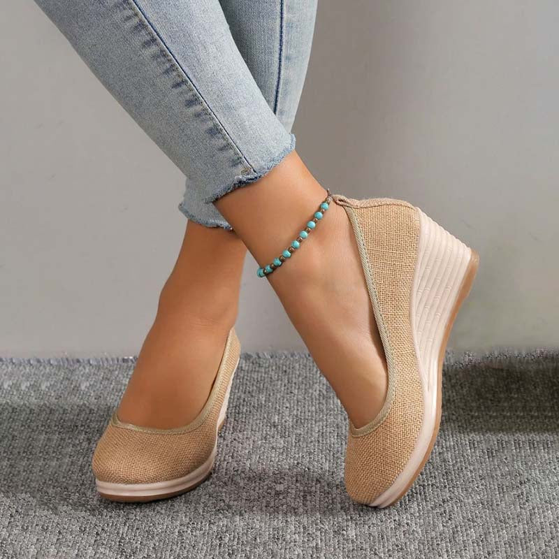 Zapatos Cuña Confort Elegante – Estilo Ligero y Sofisticado | Isabel Herrera