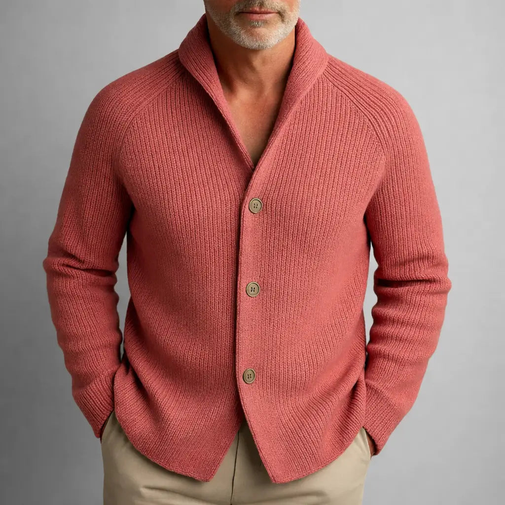 JAVI™ | Cárdigan ligero de punto con botones